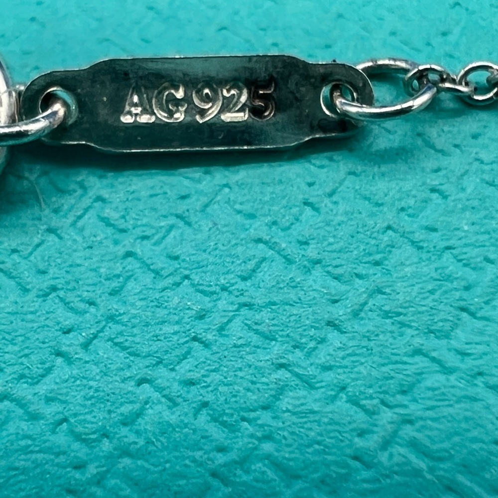 🔴Authentic TIFFANY & CO VINTAGE Sterling Silver Twisted Knot Pendent Necklace🔴 - Picture 6 of 9